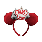 Minnie Red & White Polka Dot Bow - Inspired Minnie Ear & Sunglasses Holder - Rock the Dots