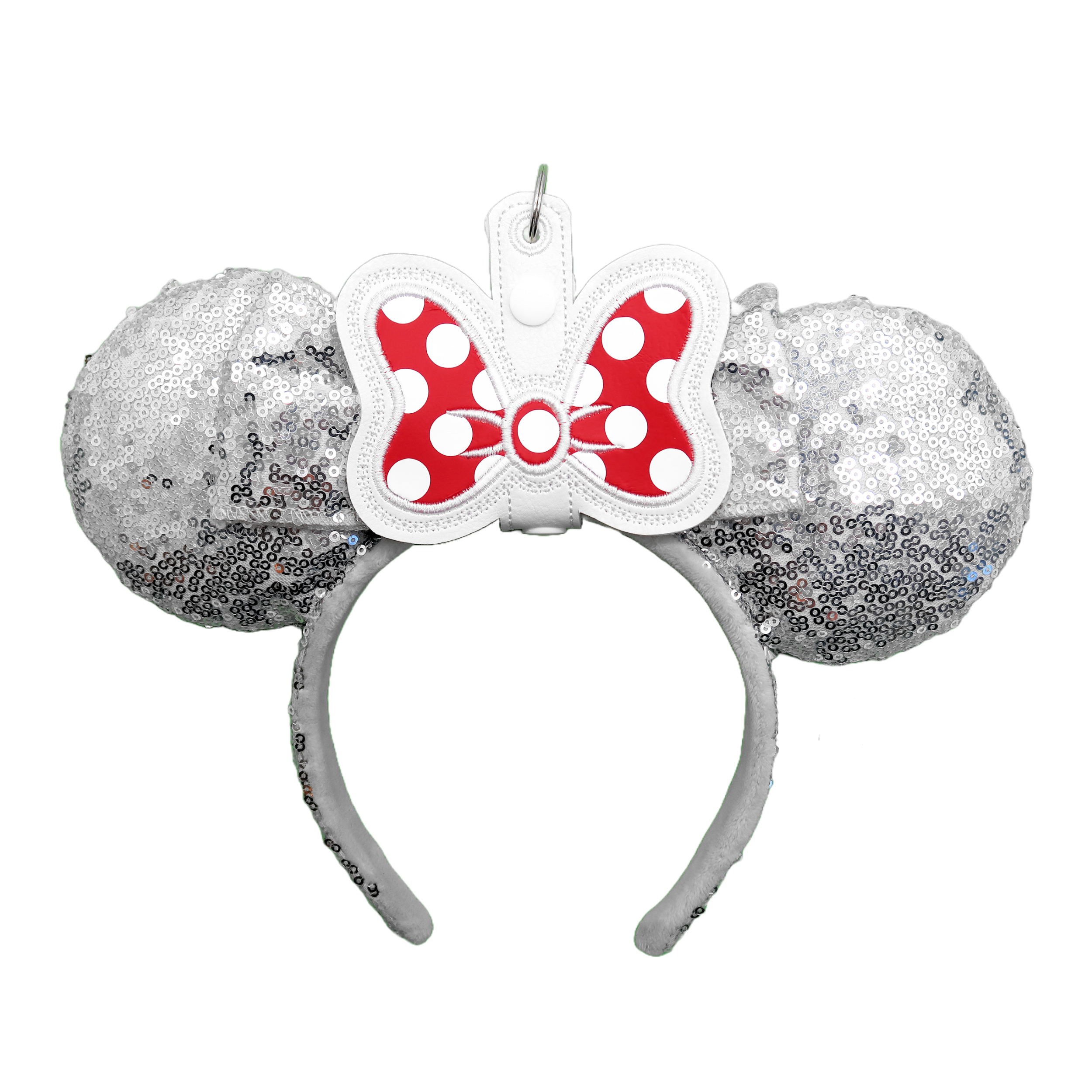 Minnie Inspired Red & White Polka Dot Bow - Minnie Ear & Sunglasses Holder