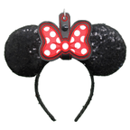 Minnie Bow Inspired Red & White Polka Dot Minnie Ear & Sunglasses Holder