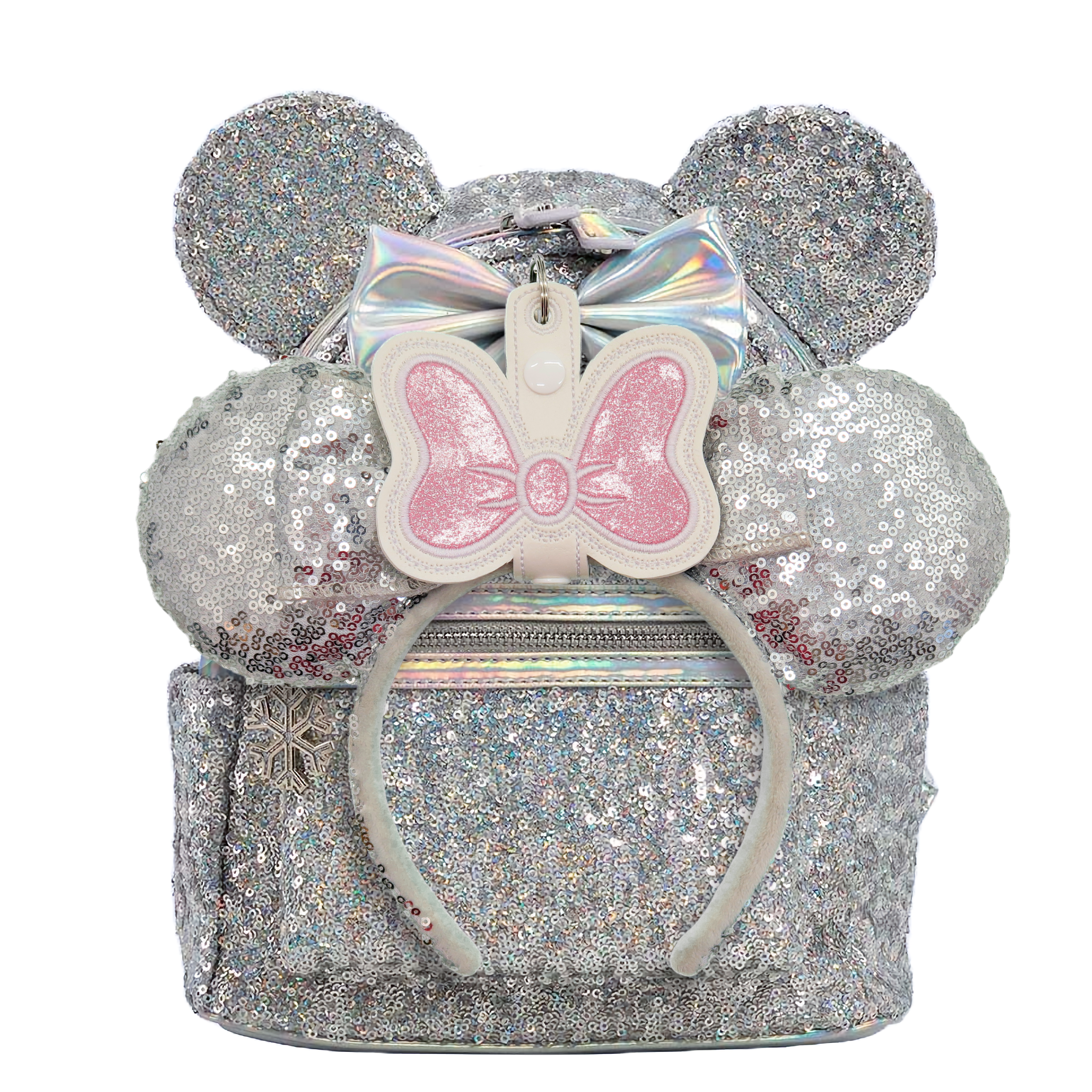 Minnie Bow Pink Glitter Ear & Sunglasses Holder