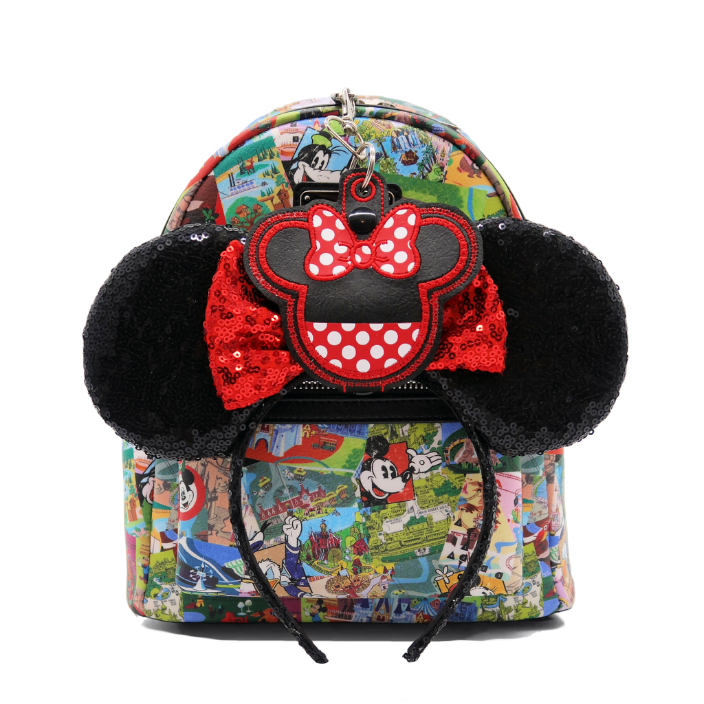 Minnie Red & White Polka Dot - Inspired Minnie Ear & Sunglasses Holder - Rock the Dots