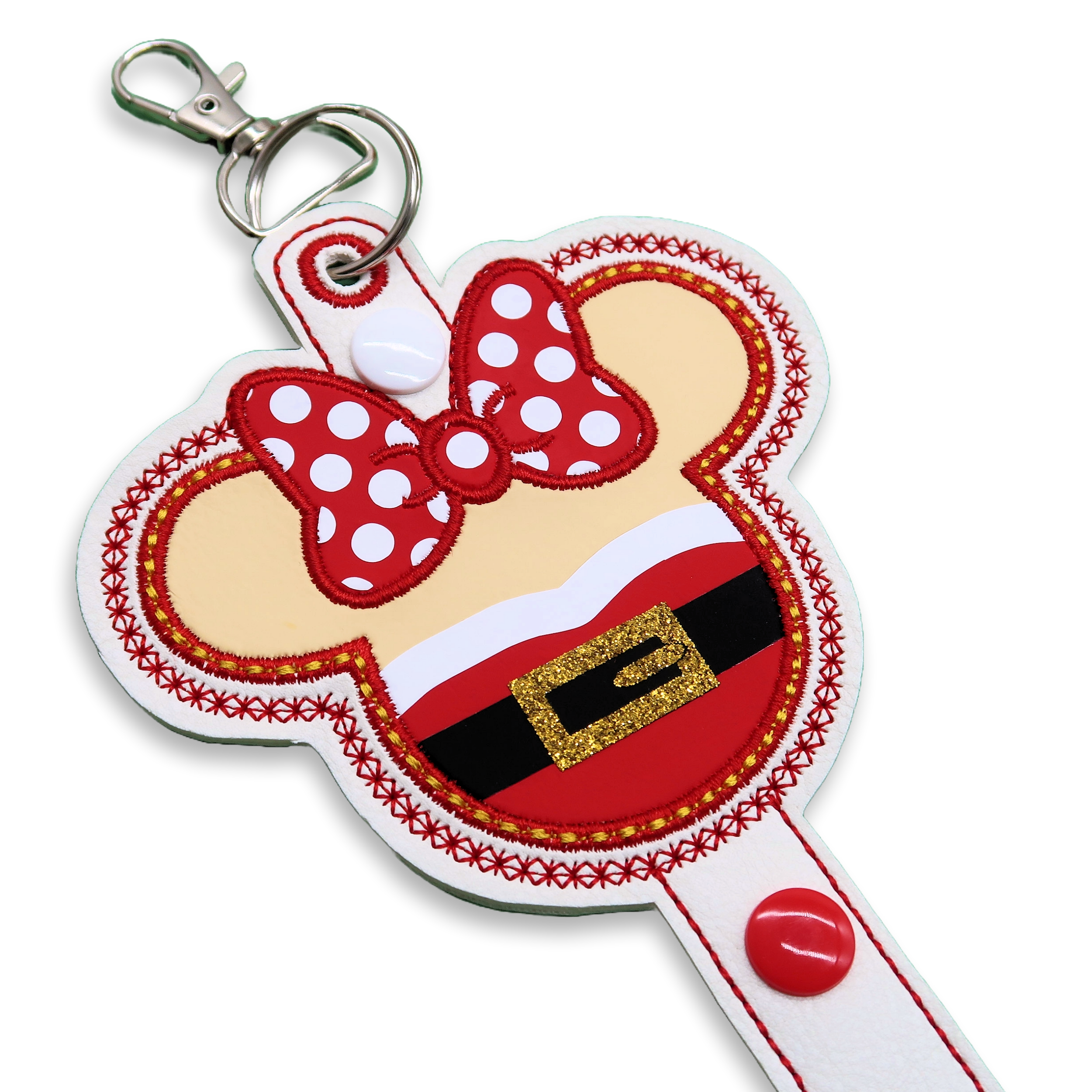 Minnie Mrs Claus - Inspired Minnie Ear & Sunglasses Holder