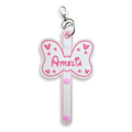 Personalised Pink Minnie Bow Ear Holder & Sunglasses Holder