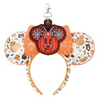 Minnie Face Pumpkin with Web details - Inspired Ear Holder