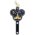 Ear holder with Mickey Mouse ears design featuring a castle and the letter 'D' for Disneyland on a white background.