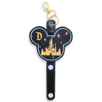 Ear holder with Mickey Mouse ears design featuring a castle and the letter 'D' for Disneyland on a white background.