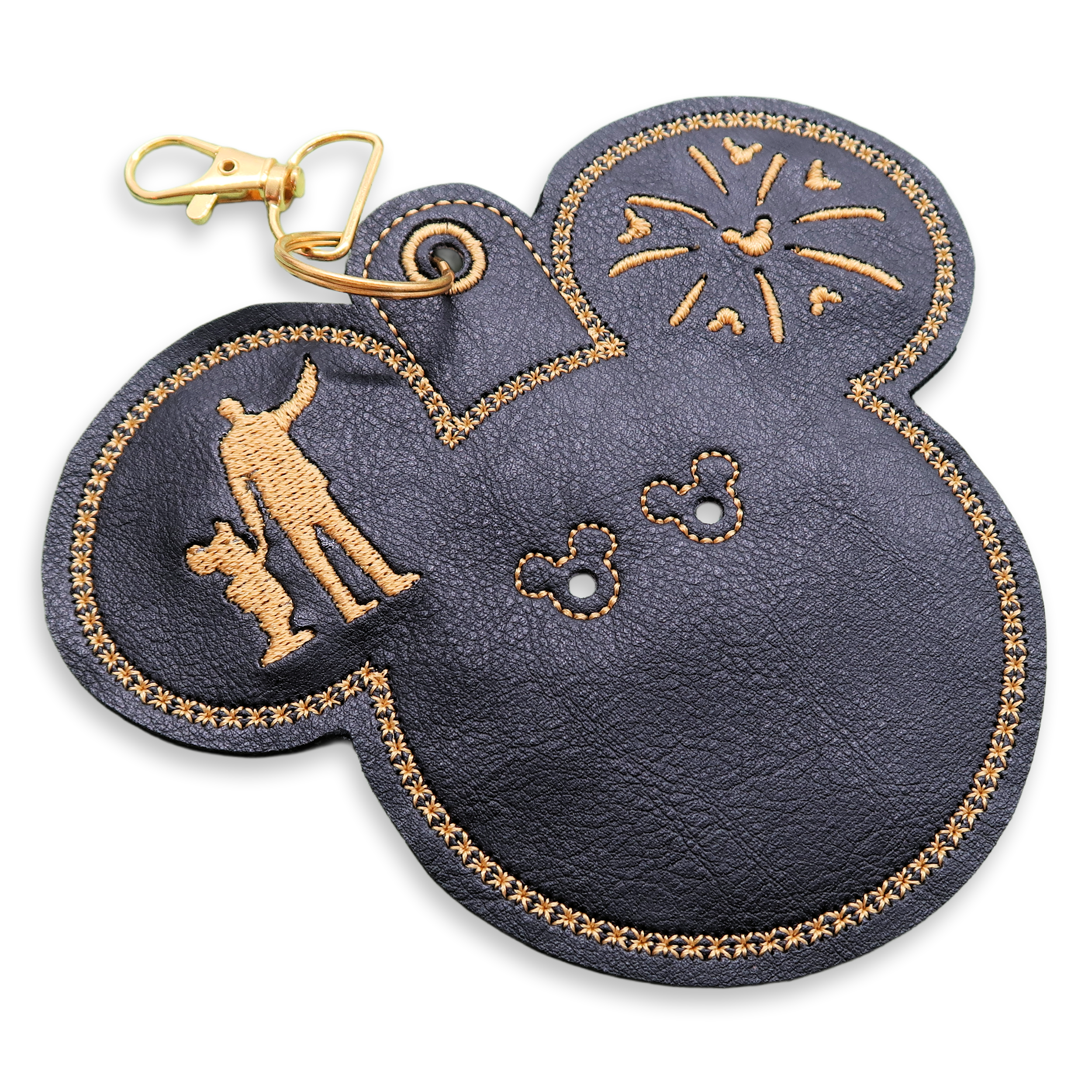 Partners Button Holder Black Celebration Badge Backer Clip