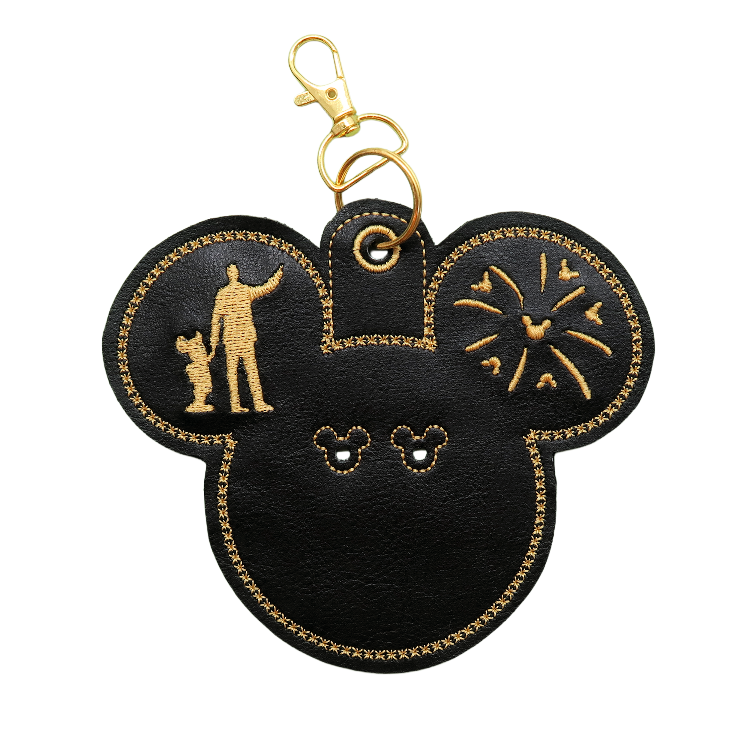 Partners Button Holder Black Celebration Badge Backer Clip