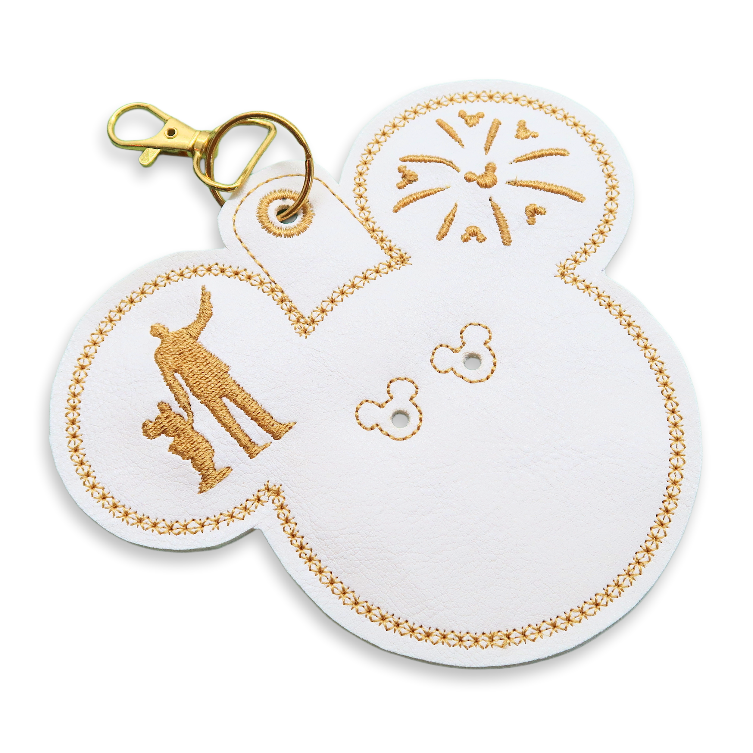 Partners Button Holder White Celebration Badge Backer Clip