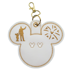 Partners Button Holder White Celebration Badge Backer Clip