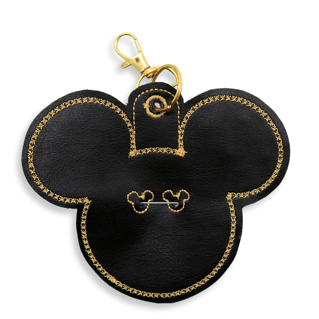 Partners Button Holder Black Celebration Badge Backer Clip