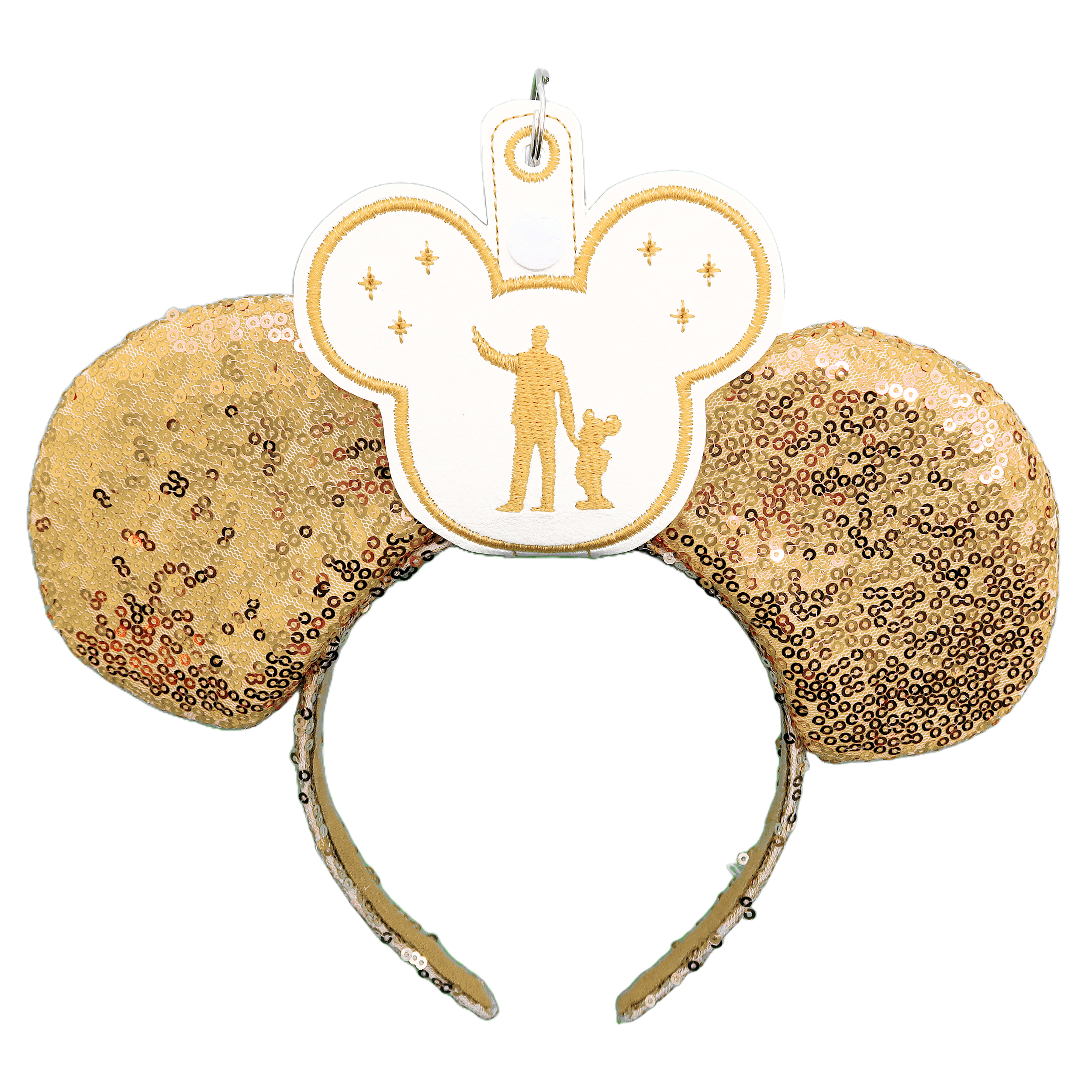 Partners Statue Fireworks - Inspired Ear & Sunglasses Holder – A Tribute to Walt & Mickey