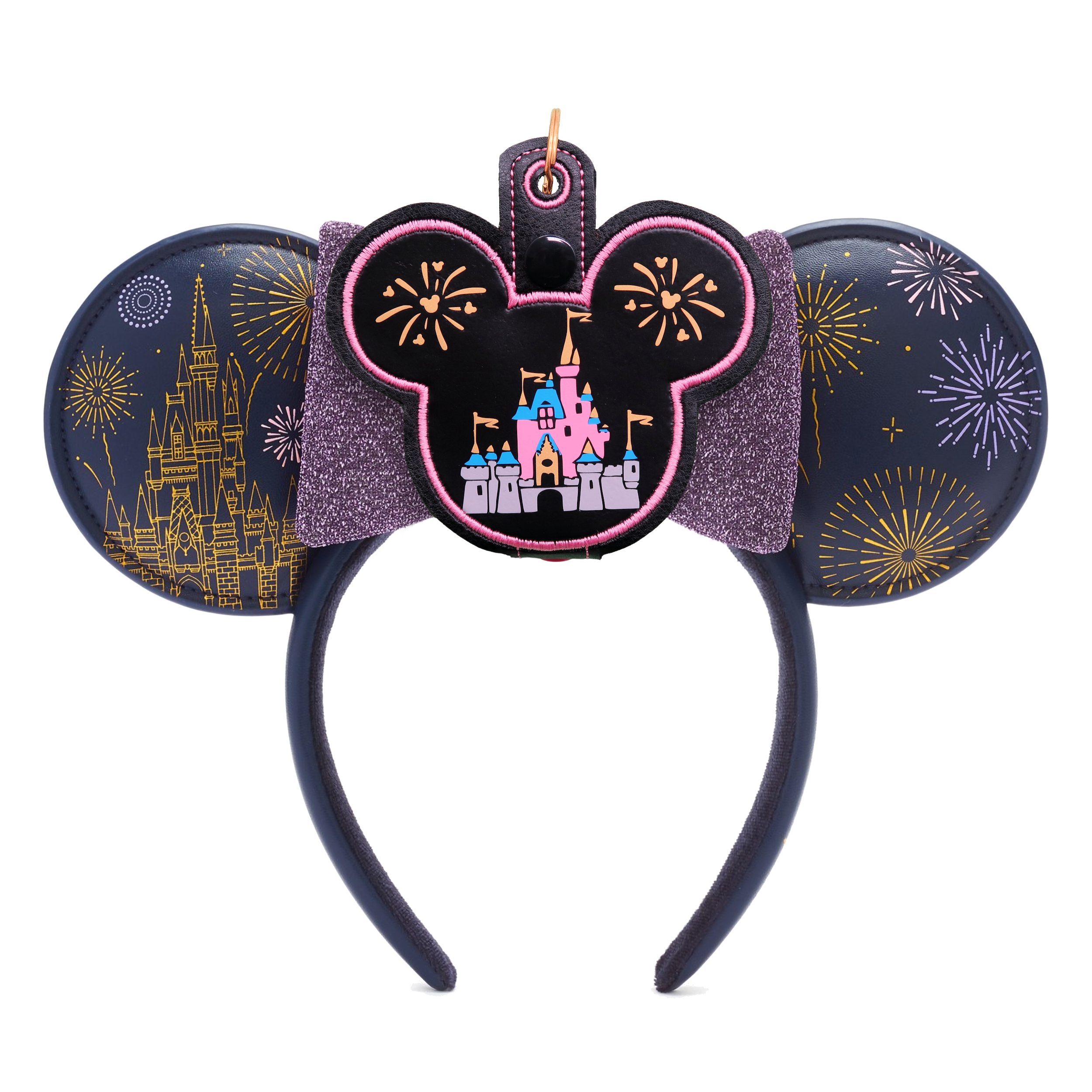 Cinderella Castle & Fireworks Ear & Sunglasses Holder